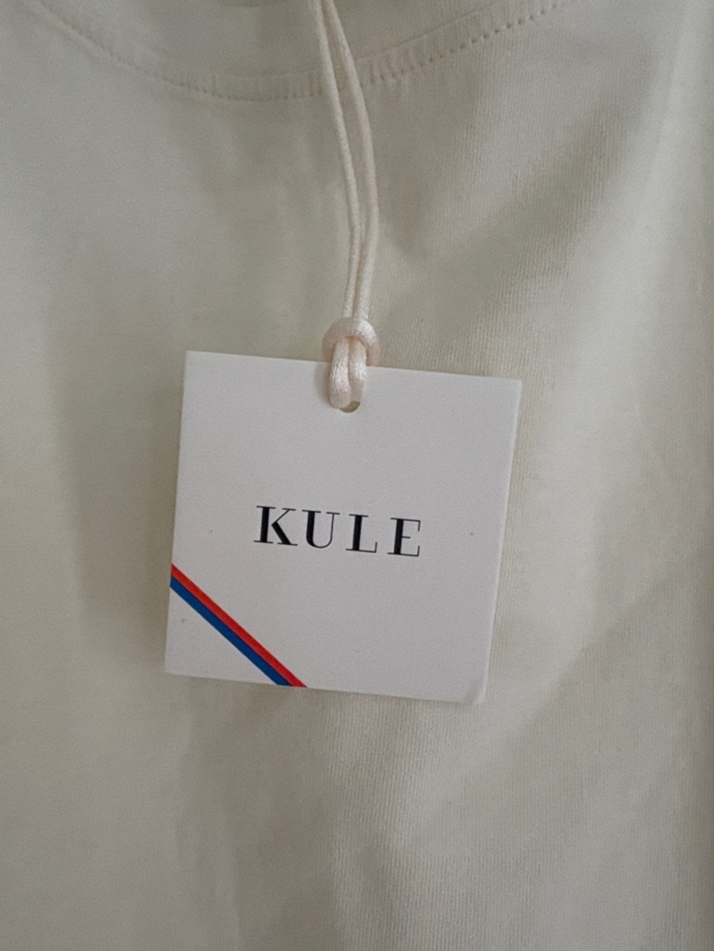 KULE Cream The Modern Short Tee - Picture 9 of 9